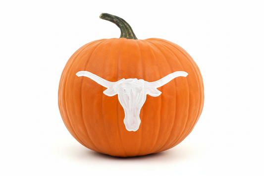 Longhorns Logo Painted Pumpkins